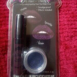 BNIB Lip Matte Paint & Sparkle Effects Pod - Limited Color Vixen - Tattoo Junkee